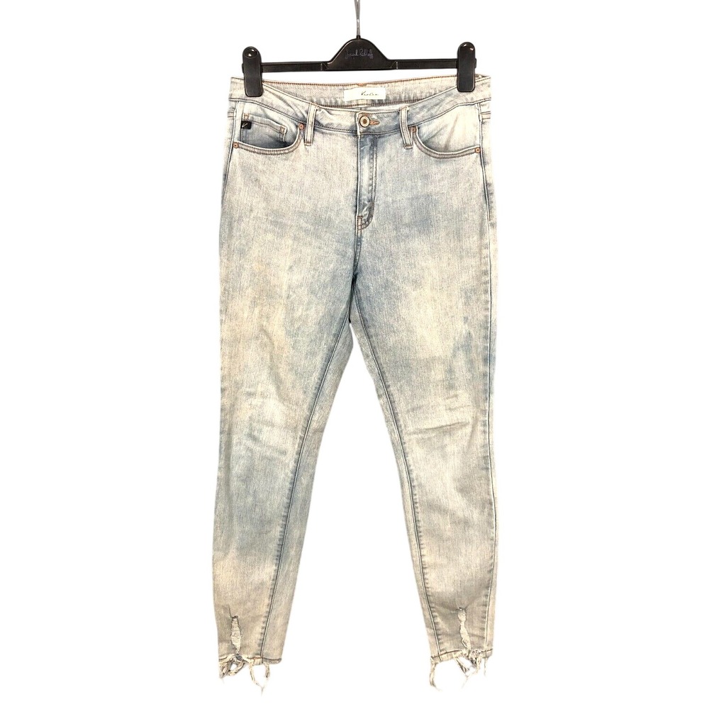 KANCAN Blue Denim HIGH-RISE Super Skinny DISTRESSED Anya Denim Jeans Sz 13/30